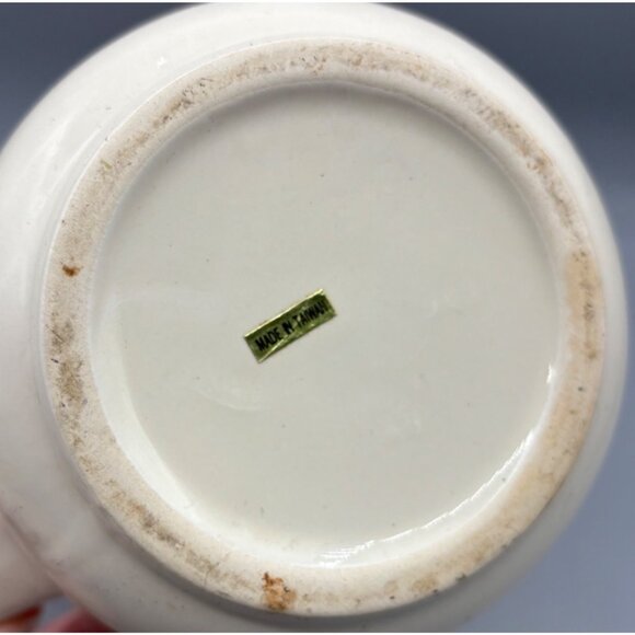 Vtg 80s Teddy Bear Hearts‎ Ceramic Pitcher Country - Picture 6 of 7